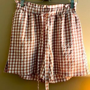 ANNAGAIL Gingham Shorts